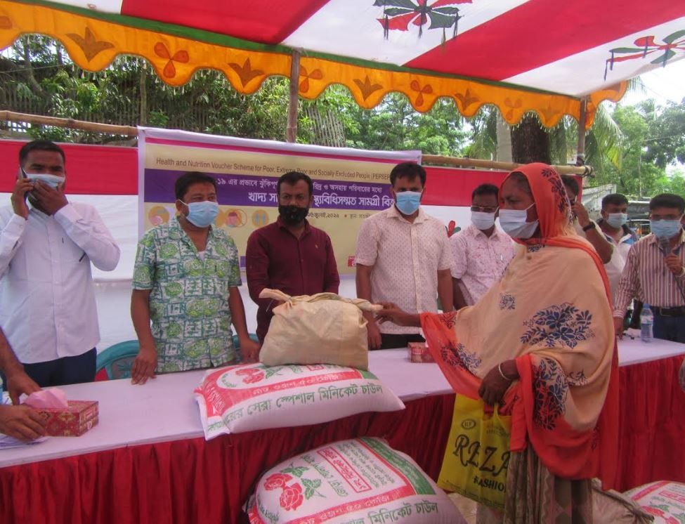 Dhaka Ahsania Mission distributes food support and health hygiene items to thousands of extreme poor families